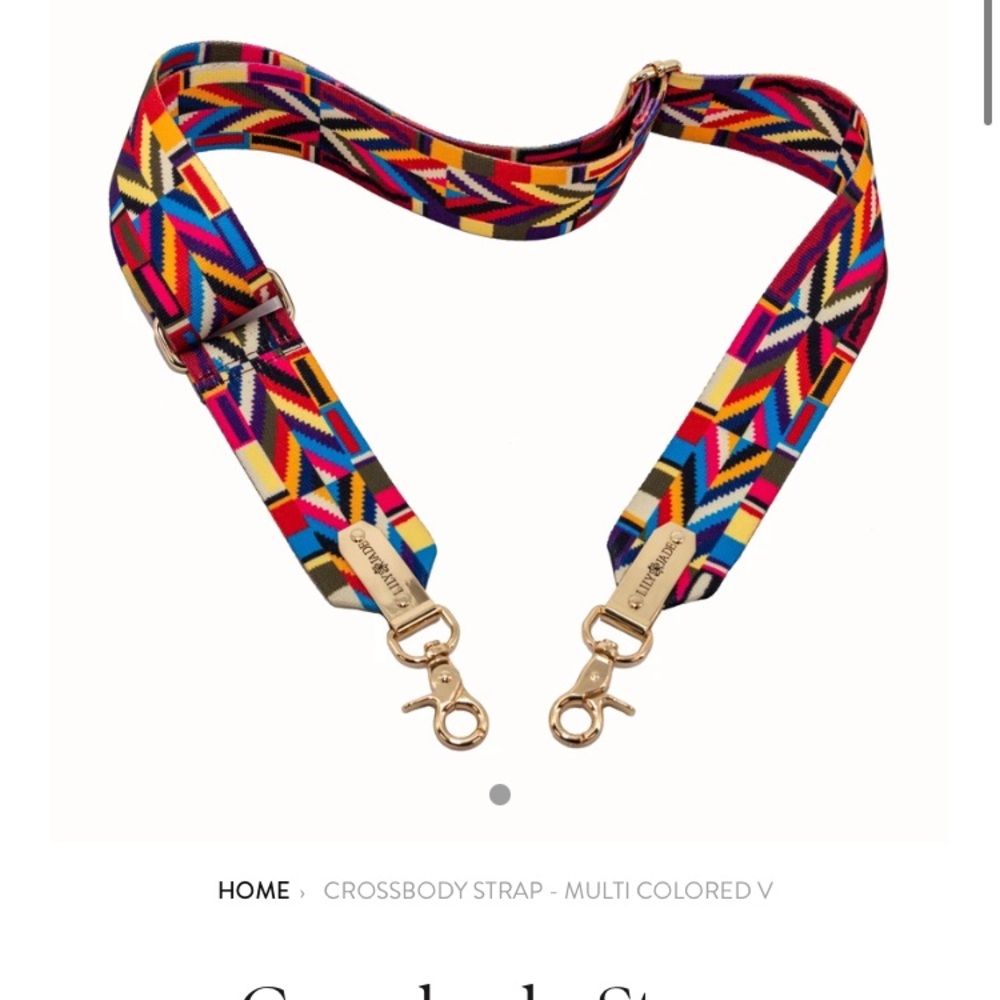 Lily Jade Multicolored Cross Body Strap Accessory